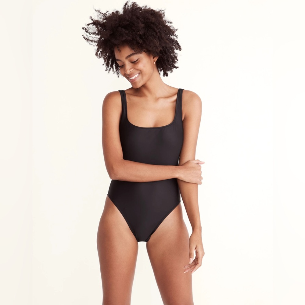 Madewell Black Women's One Piece Swimsuit